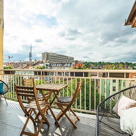 Central, Spacious, Modern 5 Bedrm Duplex W/Balcony Prague Ngoại thất bức ảnh