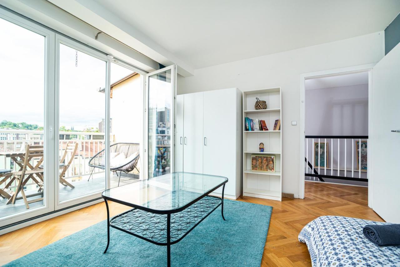 Central, Spacious, Modern 5 Bedrm Duplex W/Balcony Prague Ngoại thất bức ảnh
